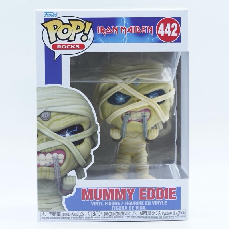 Funko Pop Pop Rocks 442 Iron Maiden Mummy Edie ORIGINAL Vynil Figure Singer Rock Band Music Collecti