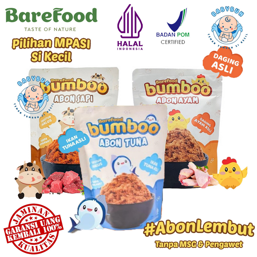 

BUMBOO Abon Asli - Tekstur Lembut MPASI Si Kecil - Sumber Protein-Tanpa MSG-Tanpa Pengawet