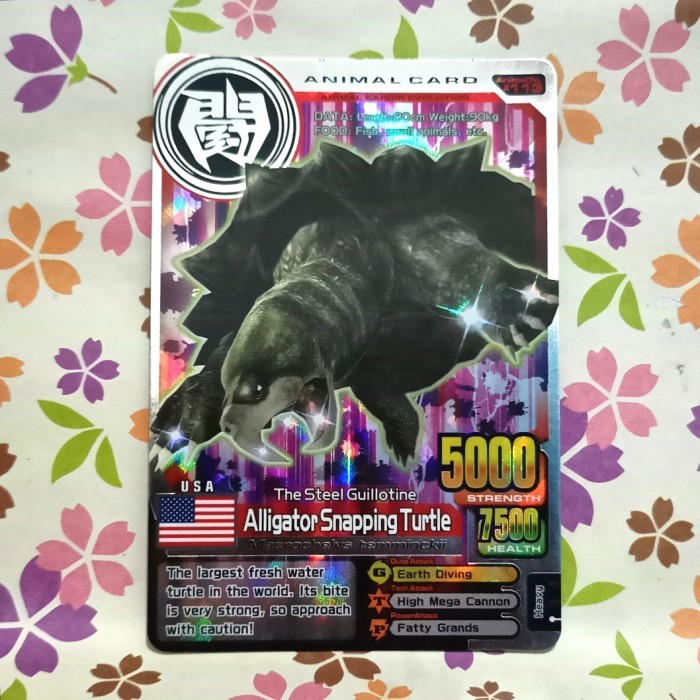 animal kaiser silver alligator snapping turtle evo 8dx - baru