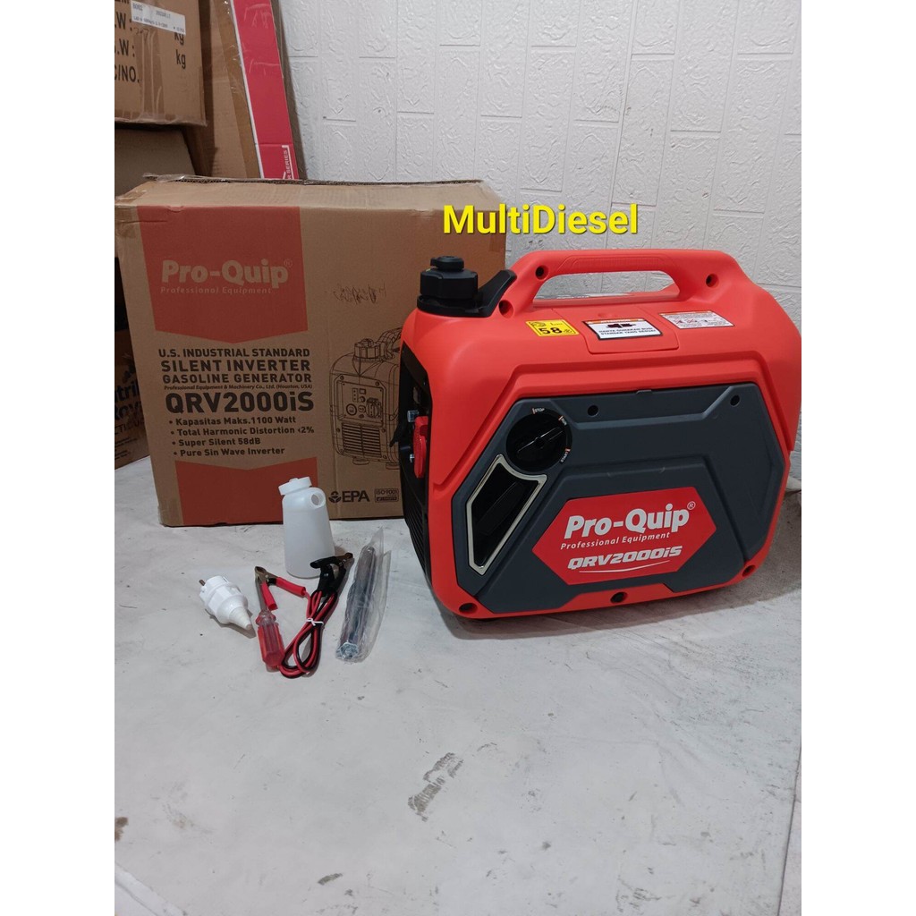 Genset 1000watt Silent Inverter PRO-QUIP  QRV2000iS  Generator Bensin