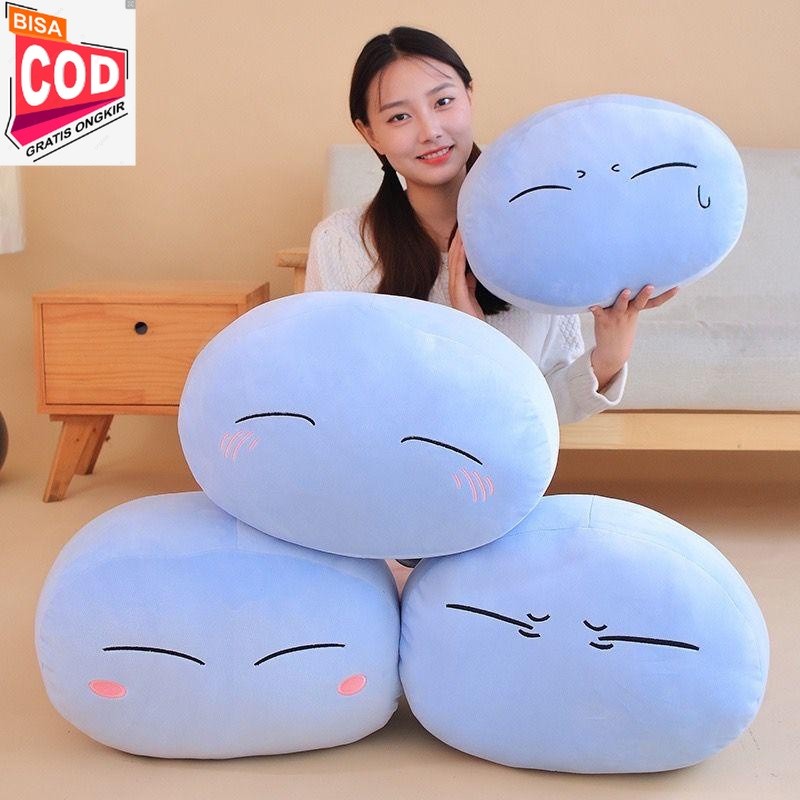 Boneka Rimuru Slime Tempest Ball Pillow Ukuran 30 cm