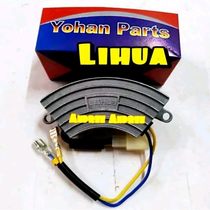 AVR Genset Oval Sabit Aluminium 1500 2500 3000 4000 watt w - Lihua
