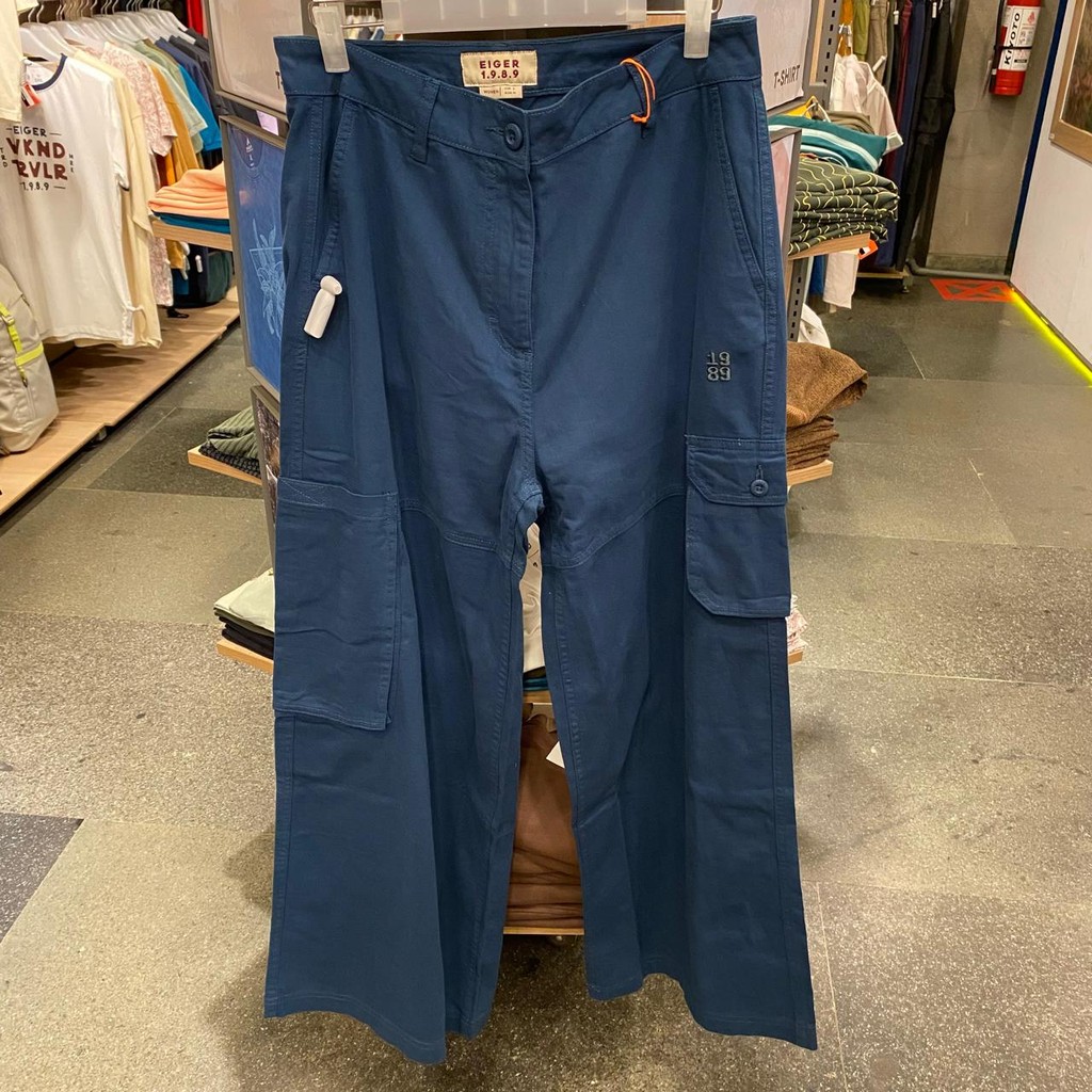 EIGER 1989 CELANA CARGO WANITA WS GEVA WIDE LEG PANTS WOMENS