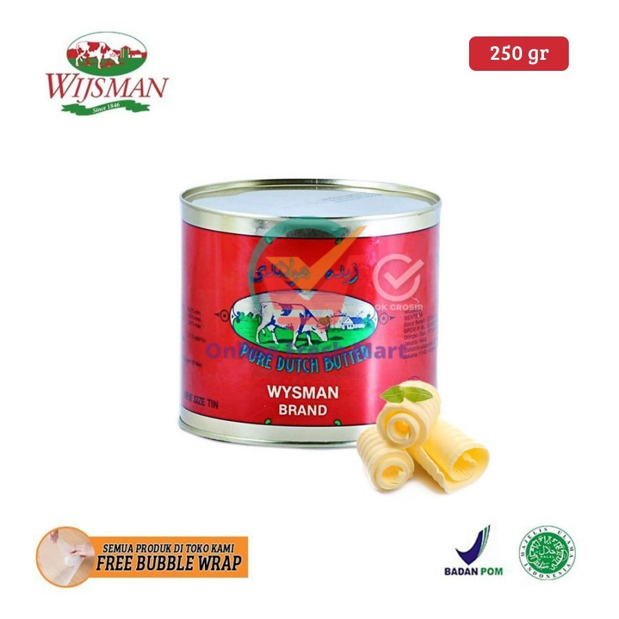 

Wijsman Dutch Salted Butter / Wysman / Wisman (250 gr) - Online Fresh Mart Denpasar