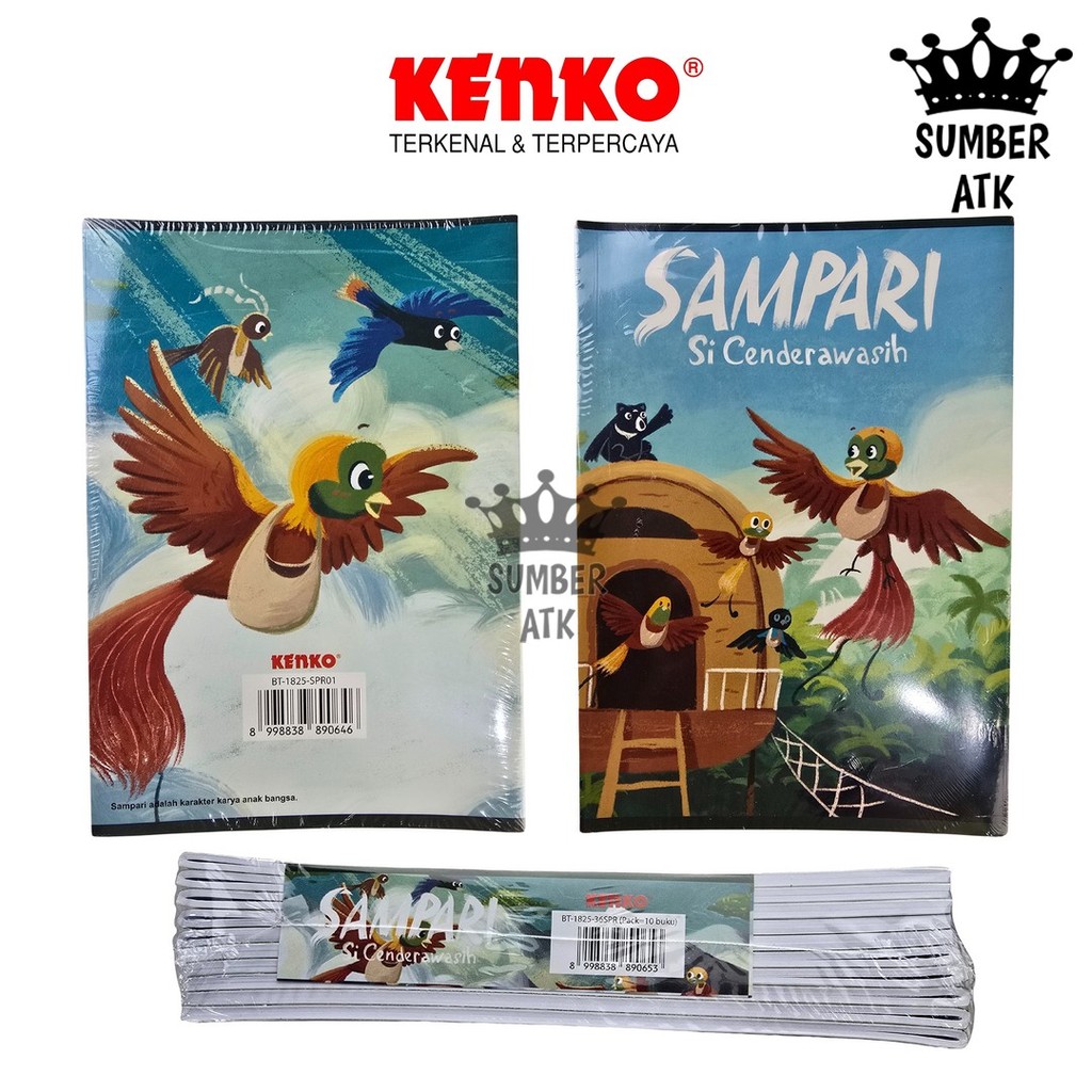 

BUKU TULIS BOXY 38 Lembar BT-1825-36SPR SAMPARI Si Cenderawasih Catatan Bergaris Ruled Notebook