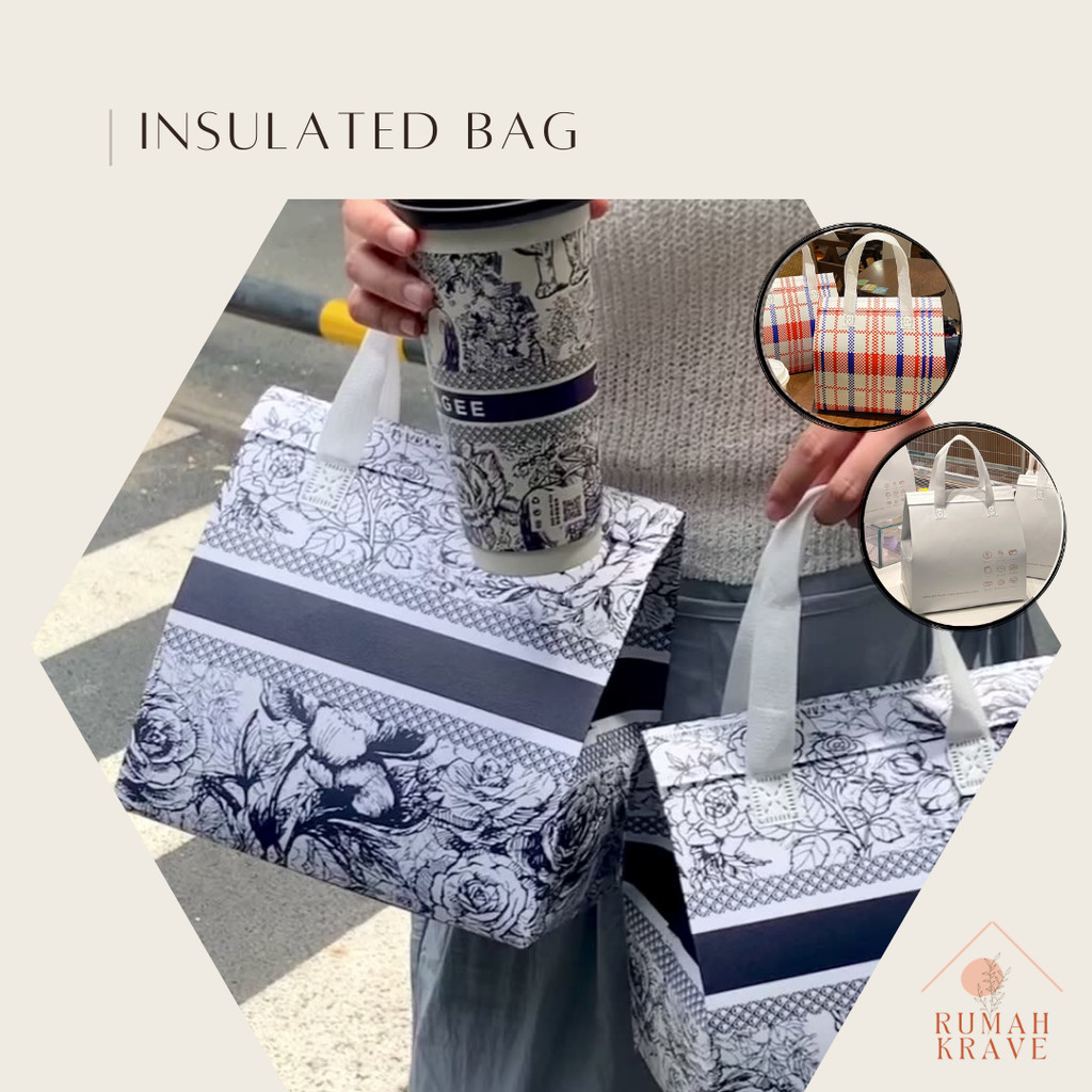 

RUMAH KRAVE - Insulated Bag Aluminium Tas Makanan Bekal