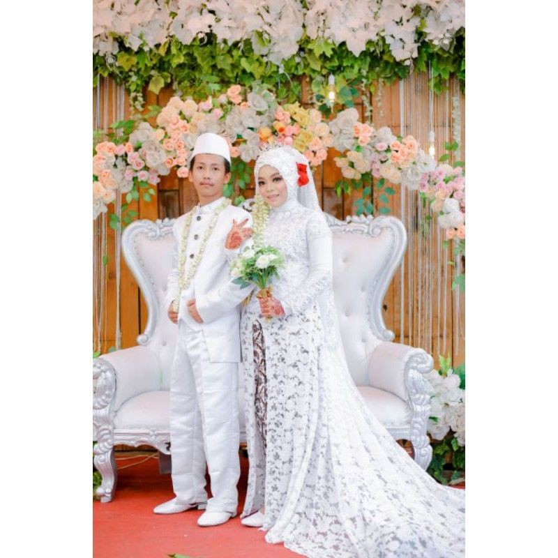 Promoo kebaya akad nikah baju pengantin akad nikah cople akad nikah sepasang baju akad gaun kebaya a
