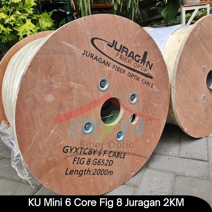 Kabel Udara KU Mini 6 Core Fig 8 2KM JFO KU Mini 6c Fig8 Juragan