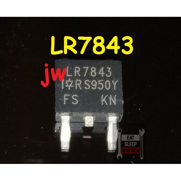 LR7843 LR 7843 TO-252 Transistor IC dan Mosfet