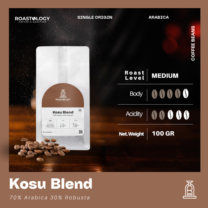 

Kopi Susu Blend No.1 Grade 100gr Coffee Beans