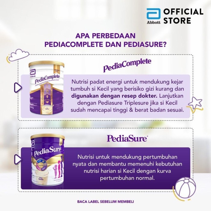 

✨NEW✨ -PediaComplete VANILLA 400 GRAM (susu formula pediasure complete, pedia