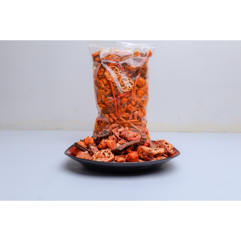 

500gr Seblak Kerupuk Kering Campur/Mix Kerupuk Jengkol/Beton/Pedo/Basreng/Sebring Kerupuk Bawang