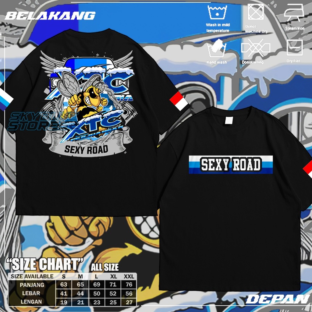[COD] KAOS TERBARU - Kaos XTC terbaru 2024 - T-shirt XTC Sexy road - Baju XTC Indonesia - Kaos ormas