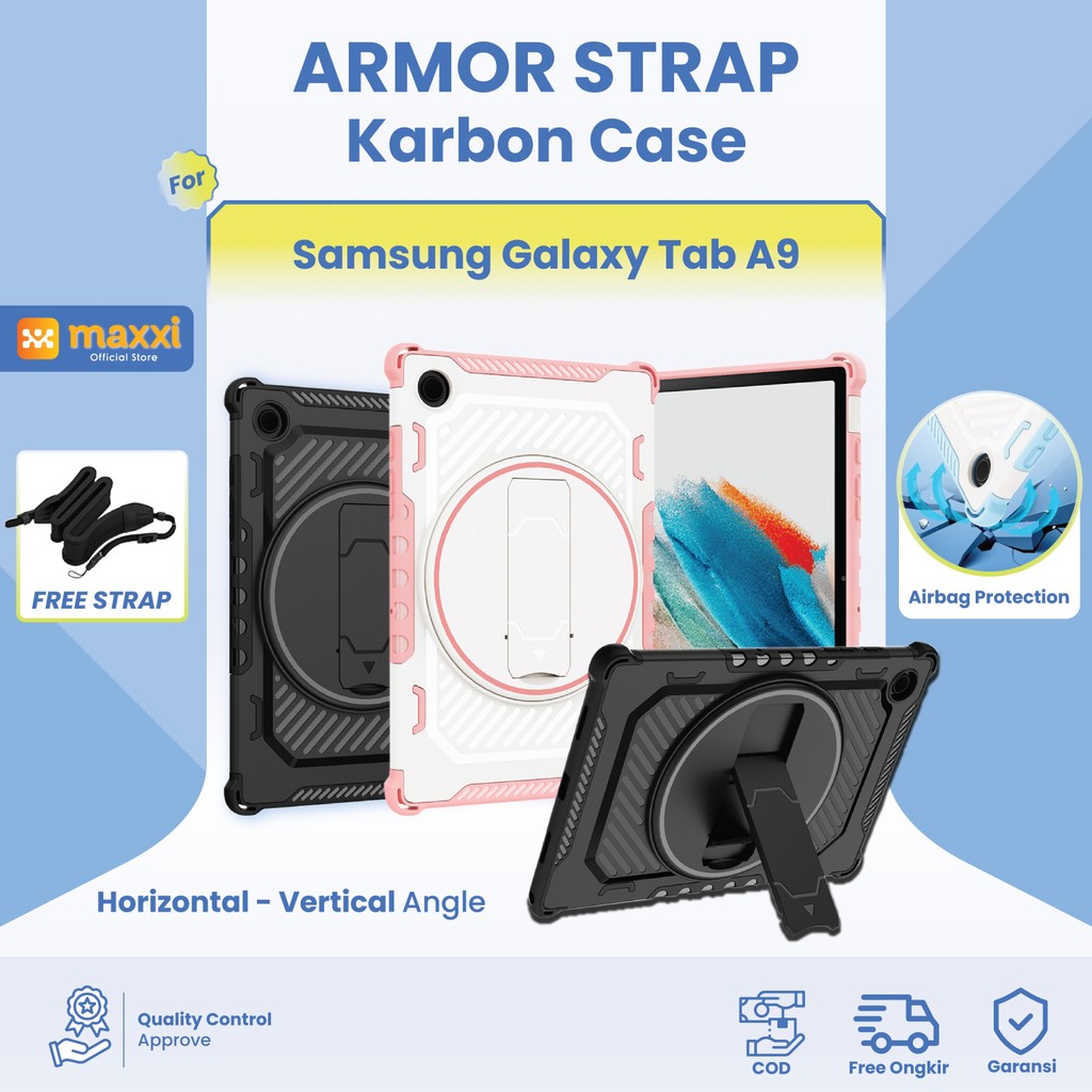 Casing For Samsung Galaxy Tab A9 8.7" A9+ Plus 11 Inch 2023 WiFi 5G LTE Case Kids Edition Rugged Arm