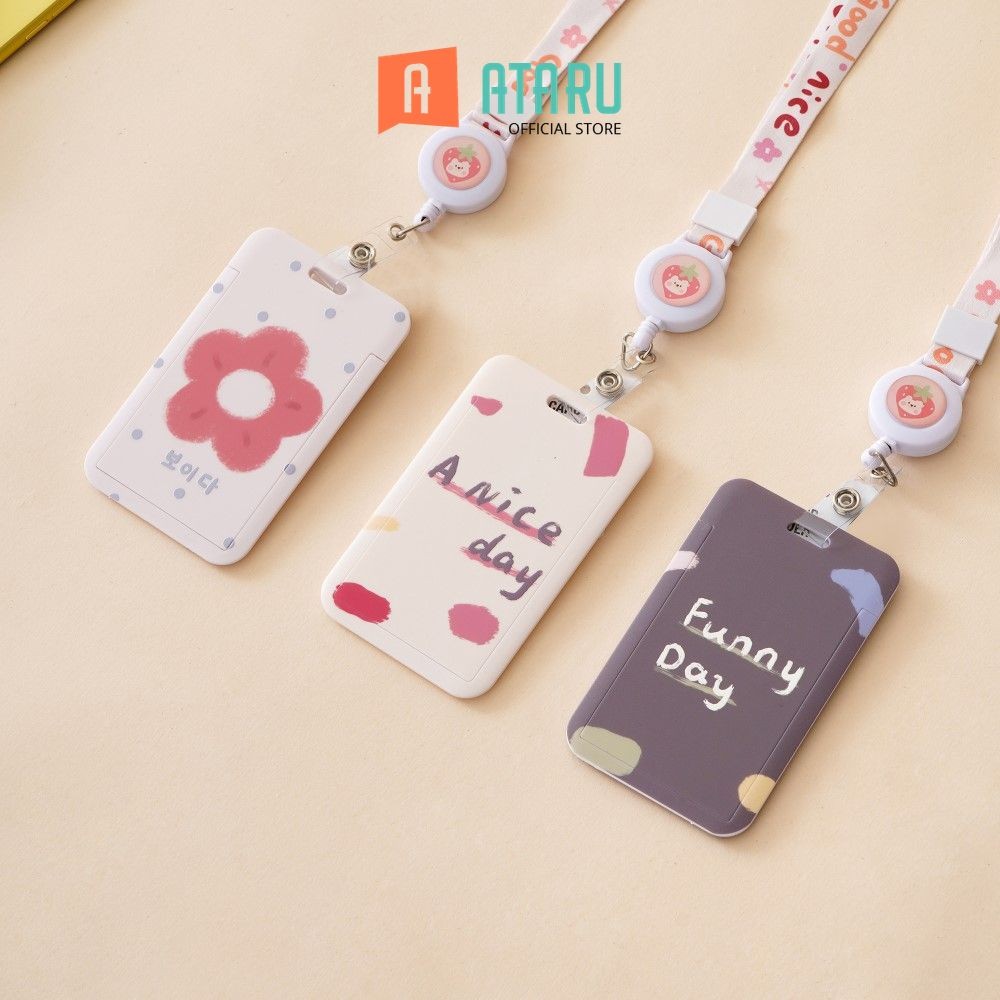 

Ataru Holder Id Card Print 29 Tempat Kartu Lanyard Name Tag Holder Id Card Holder Lucu
