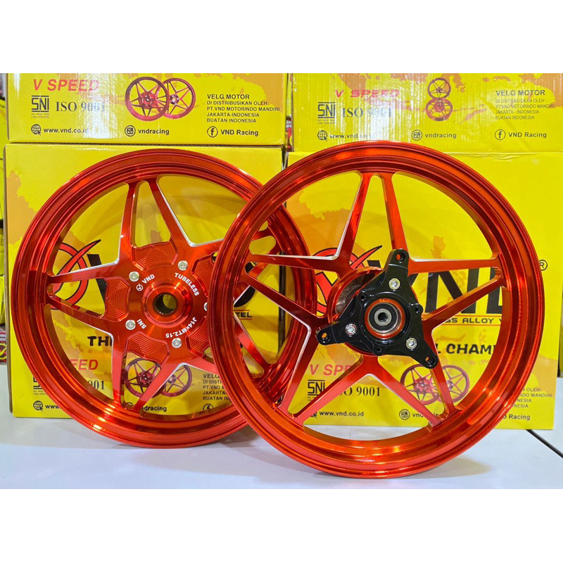 VELG VND V SPEED BINTANG AEROX NEW & AEROX OLD / VND V SPEED BINTANG 185x14 & 215x14 VELG VND