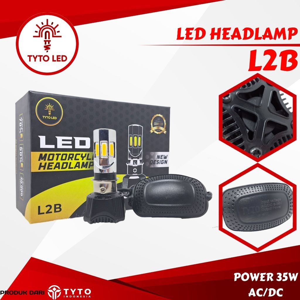 Lampu Led Motor Hid 6 Sisi Lampu Motor Bebek Original Tyto