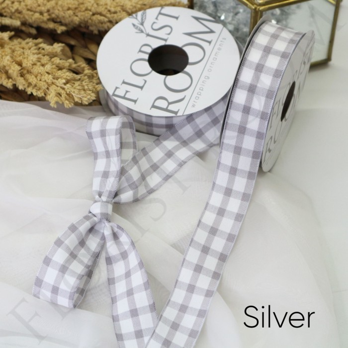 

Pita 151010325 ±2.5cm x 10 Yard - Christmas Ribbon - Gift - Silver