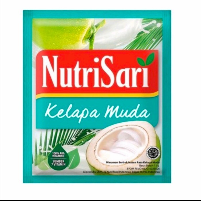 

Nutrisari Kelapa Muda Renceng Renteng (isi 10 Sachet)