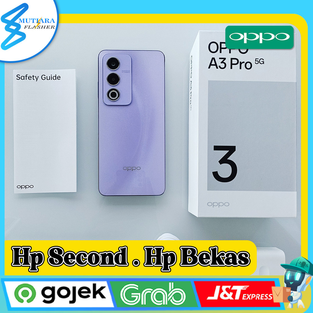 Oppo A3 Pro 5G Ram 8 Rom 256GB Second Original