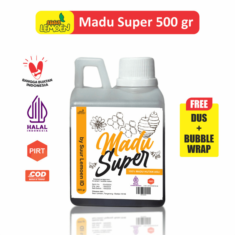 

Madu Super Murni - Madu Asli Premium 500 gram