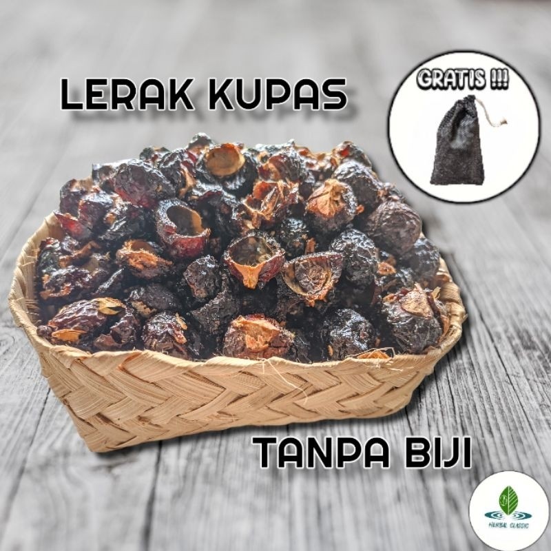 

Buah Lerak Kupas Tanpa Biji | Kemasan Besek 500gr