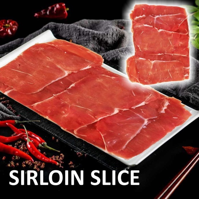 

Sirloin Slice Premium AUS| Daging Slice Sirloin Sukiyaki / Shabu Allana - 1 kg