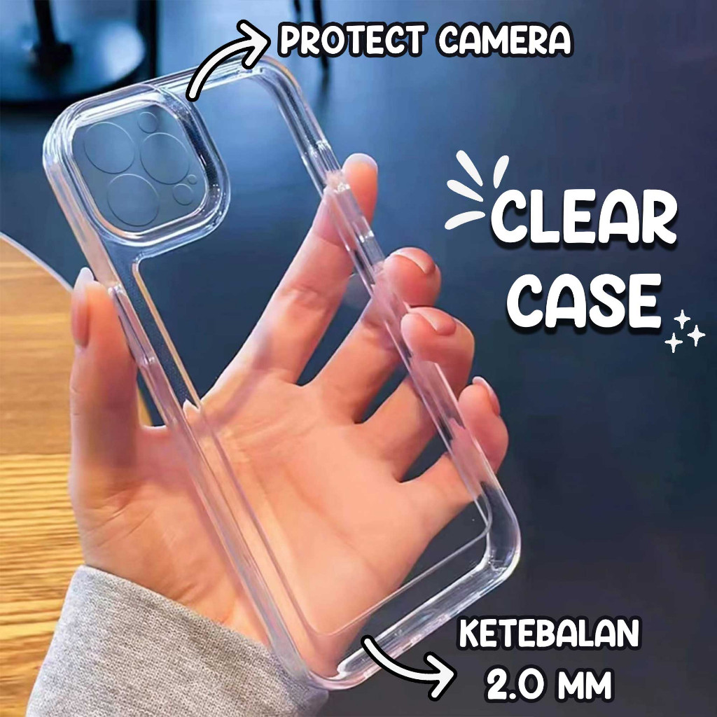 Clear Case Softcase Bening Tebal iPHONE 14 PRO MAX 14 13 PRO MAX 13 PRO 12 PROMAX 12 11 XR X XS 7 PL
