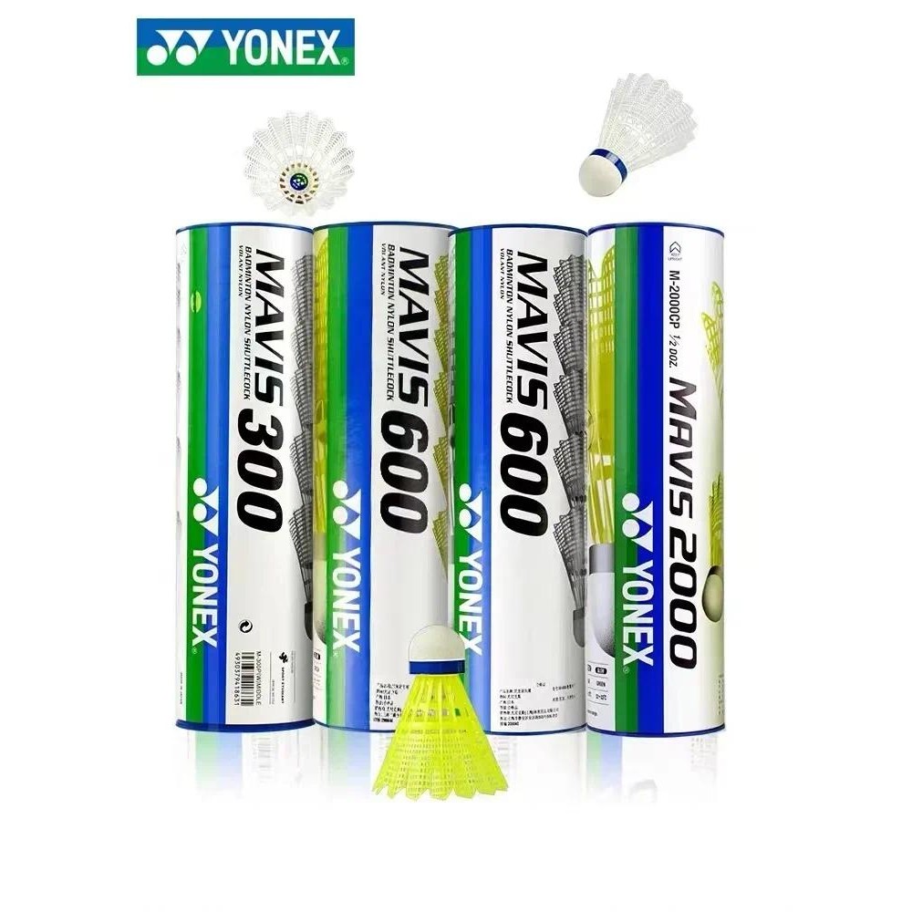 Yonex Mavis 2000 600 500 350 300 Badminton 6 Piece Nylon Ball Fluorescent Ball Competition Badminton