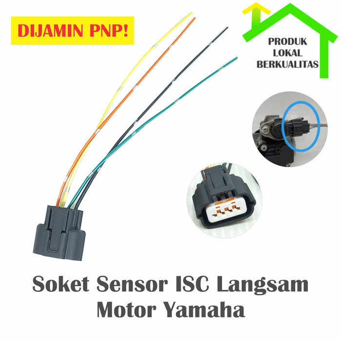 Soket Sensor ISC Langsam Yamaha Mio Soul Fino Nmax Xeon Socket Sensor