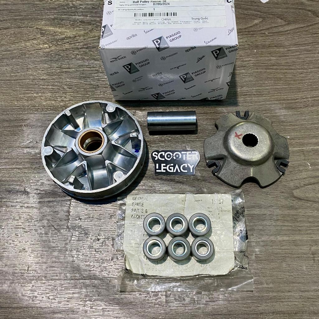 Pulley Variator Set Original Piaggio Zip Liberty 100