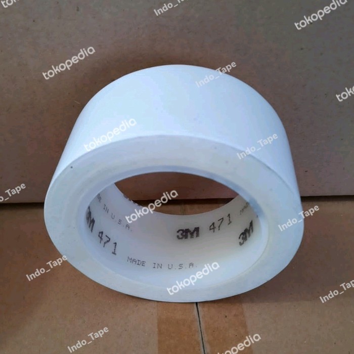 

Lakban Lantai 3M 471 Putih Vinyl Tape 2in x 33m / Floor Marking Tape