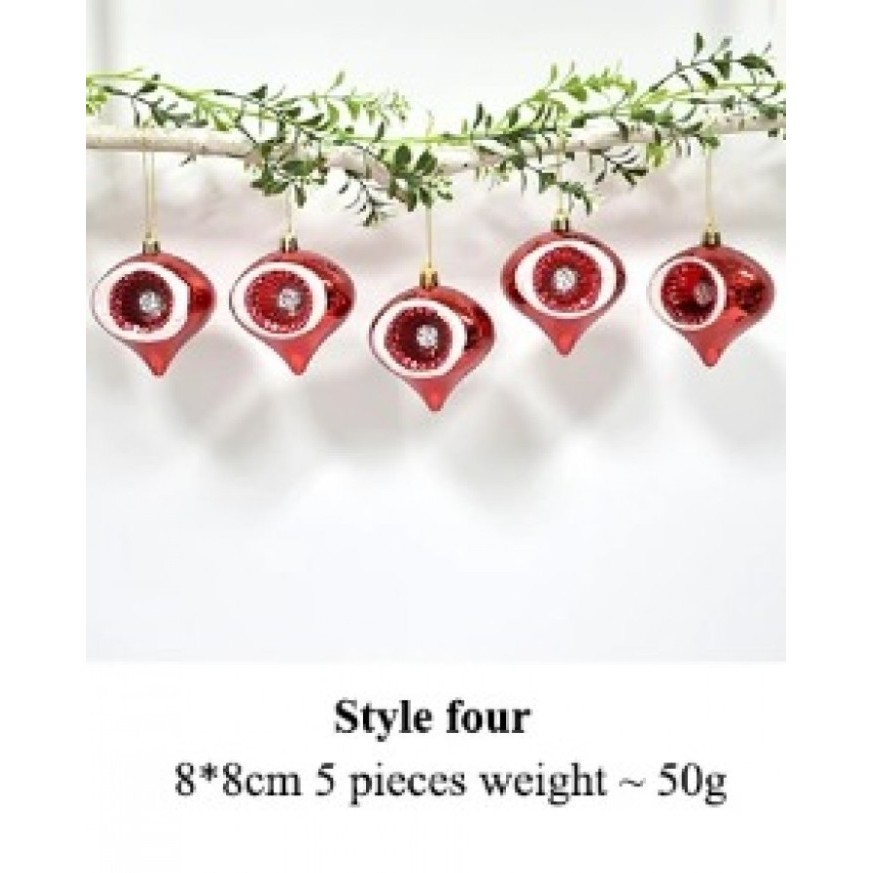 

Hiasan Natal Gantung Merah By Platefulnco - 4