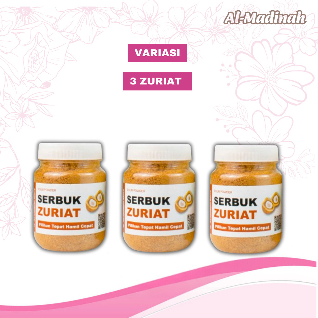 

Paket Promil Serbuk Zuriat Zuriat Al-Madinah I (dapat 3) Serbuk Zuriat 125 Gram