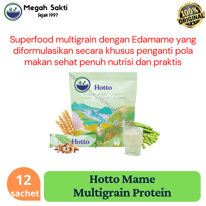 

Surya Sakti - Hotto Mame Multigrain Protein with Edamame - 1 Pouch (12s)