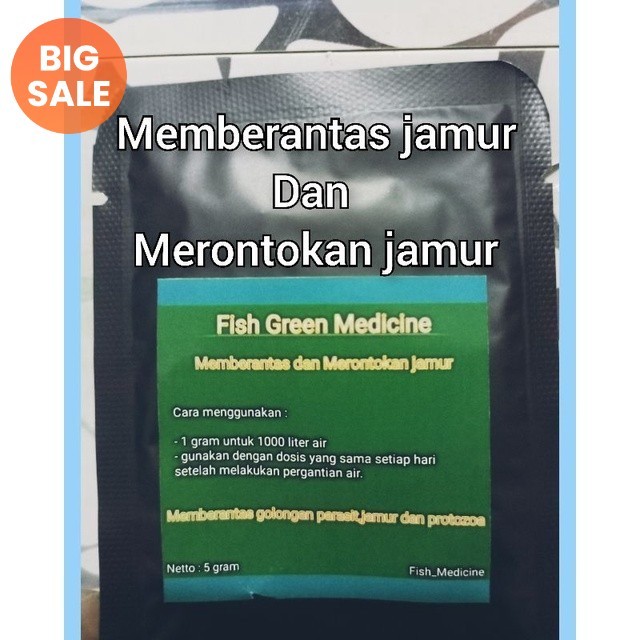 Fish green medicine obat jamur / obat ikan / obat jamur / obat jamur ikan / obat jamur ikan fish gre