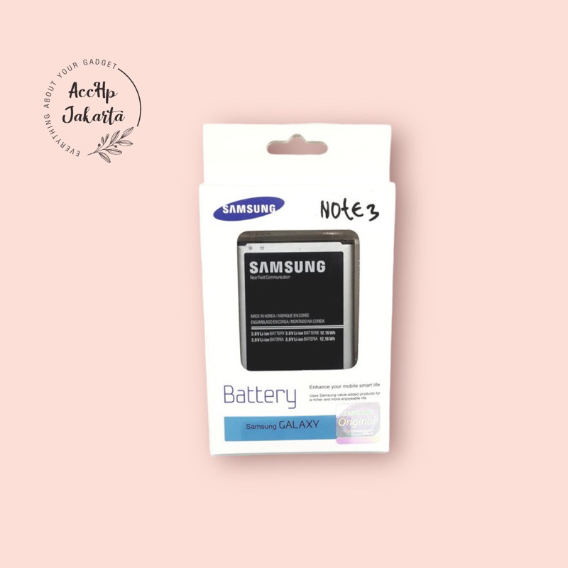 Baterai Batre Samsung Note 3 / N9000 Original 100% SEIN / Batrei battery Samsung Galaxy Note3 Ori
