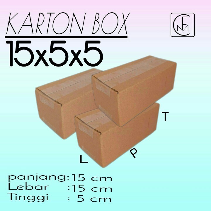 

kardus polos UK 15x5x5 kardus packing kardus kecil