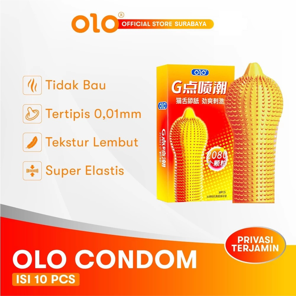 

Paket Diskon Menarik Latest Kondom OLO 001 Lidah Kucing 1 Box Isi 10 Pcs 1080 Duri Lembut 3D - rhinaimut