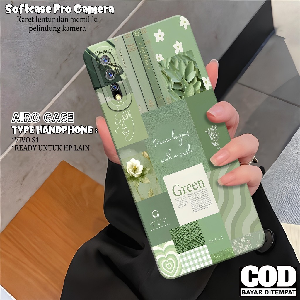 Case VIVO S1 Terbaru - Softcase VIVO S1 - Fashion Case AESTHETIC - Casing VIVO S1 - Softcase Pro Cam