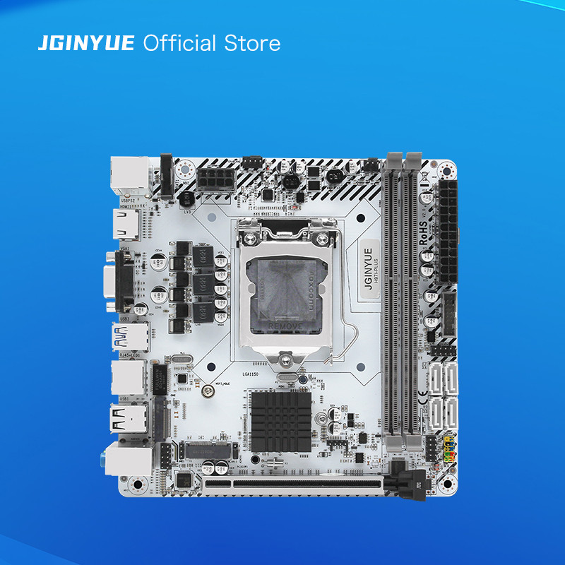 JGINYUE H97 ITX  Motherboard Support Intel i3 i5 i7 E3 CPU DDR3 1600MHz 16GB Mini-ITX H97I PLUS