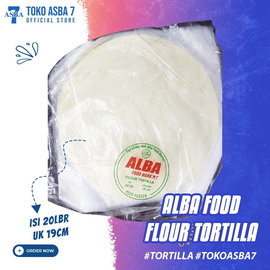 

ALBA FLOUR TORTILLA 19 CM 20 PCS