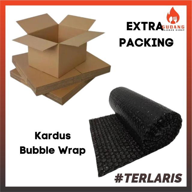 

Packing Kardus + Bubble Wrap