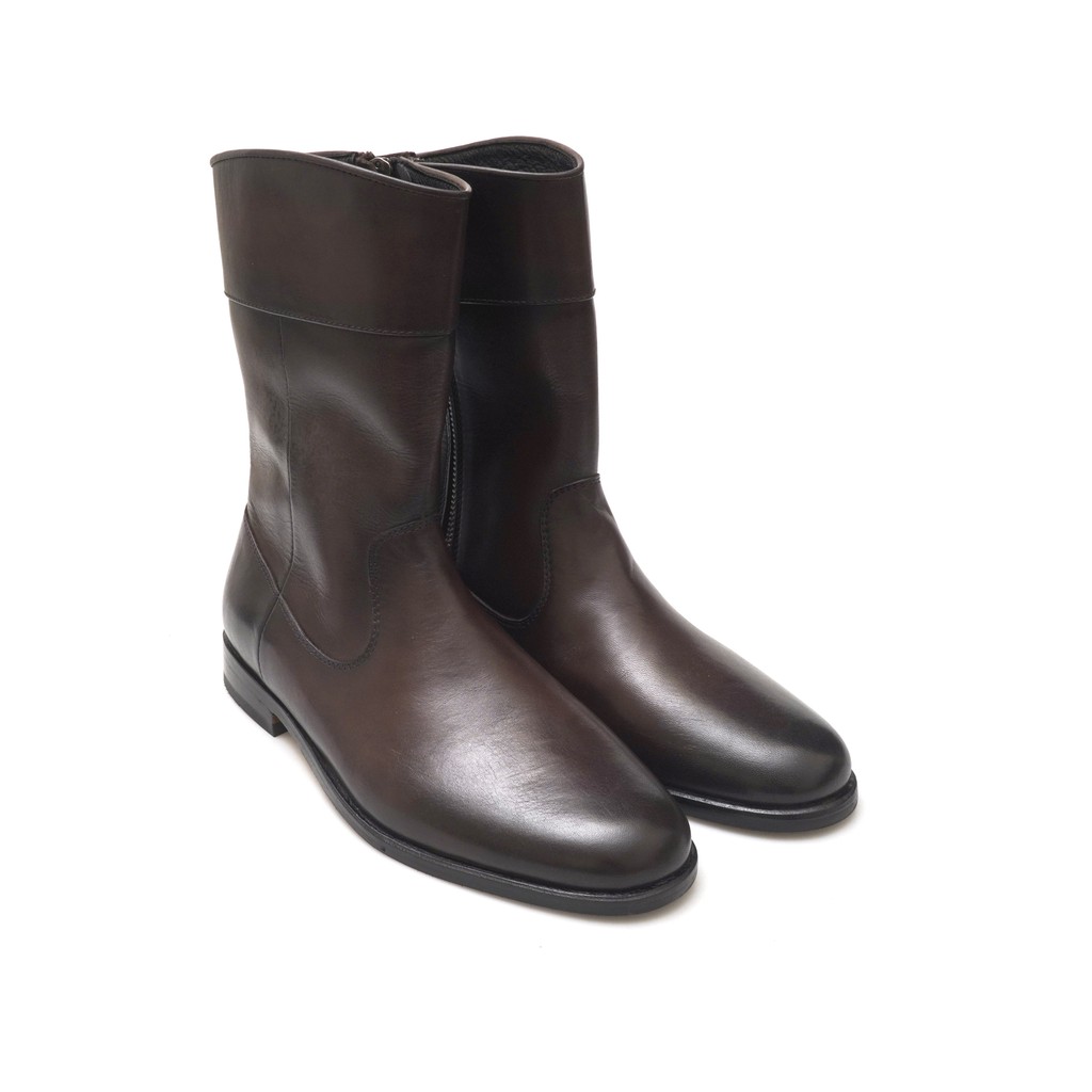 SIENNA BROWN Sepatu Kulit Boots Wanita by Mario Minardi