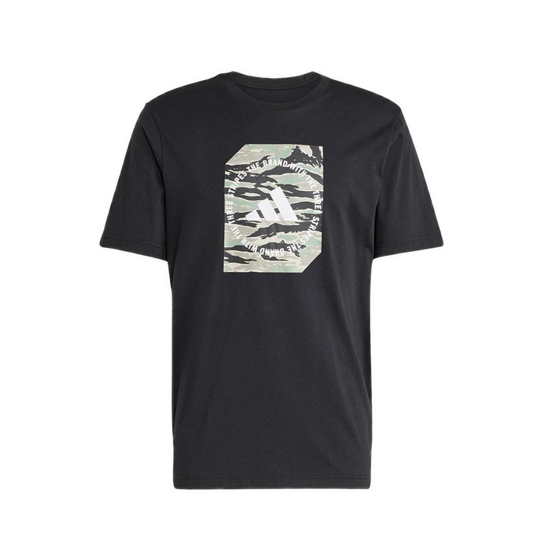 adidas Camo Shape Men's Graphic T-Shirt - Black
