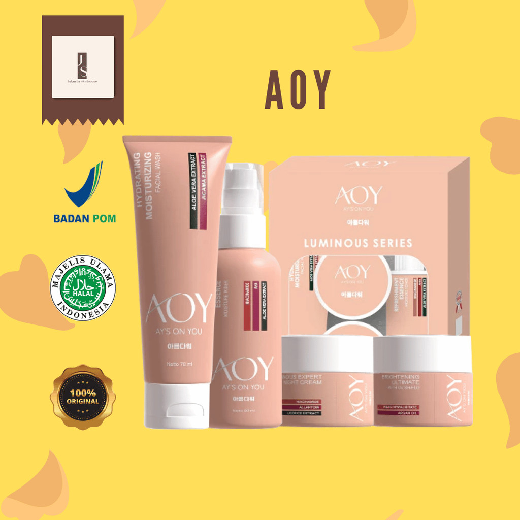 AY'S ON YOU - Luminous Series Skincare Glowing and Brightening Set