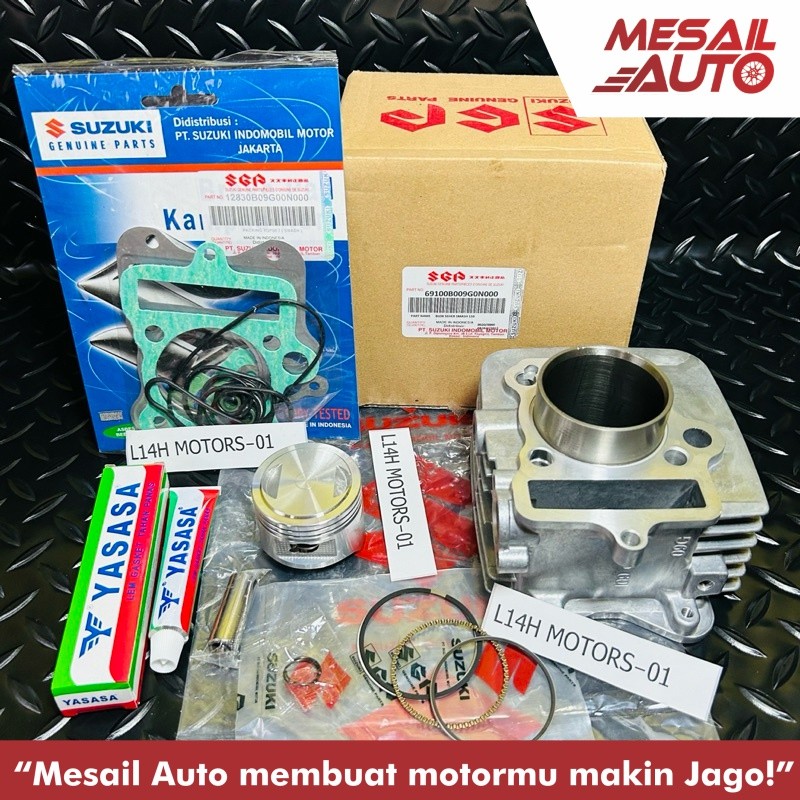 Blok seher+Topset+Lem Suzuki Smash 110/Smash Lama 110cc/Smash new