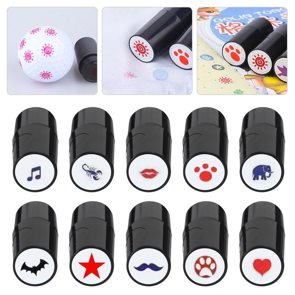 

Outdoor Sports Quick-dry Golfer Gift Golf Ball Stamper Golf Accessories Mark Seal Golf Stamp Marker