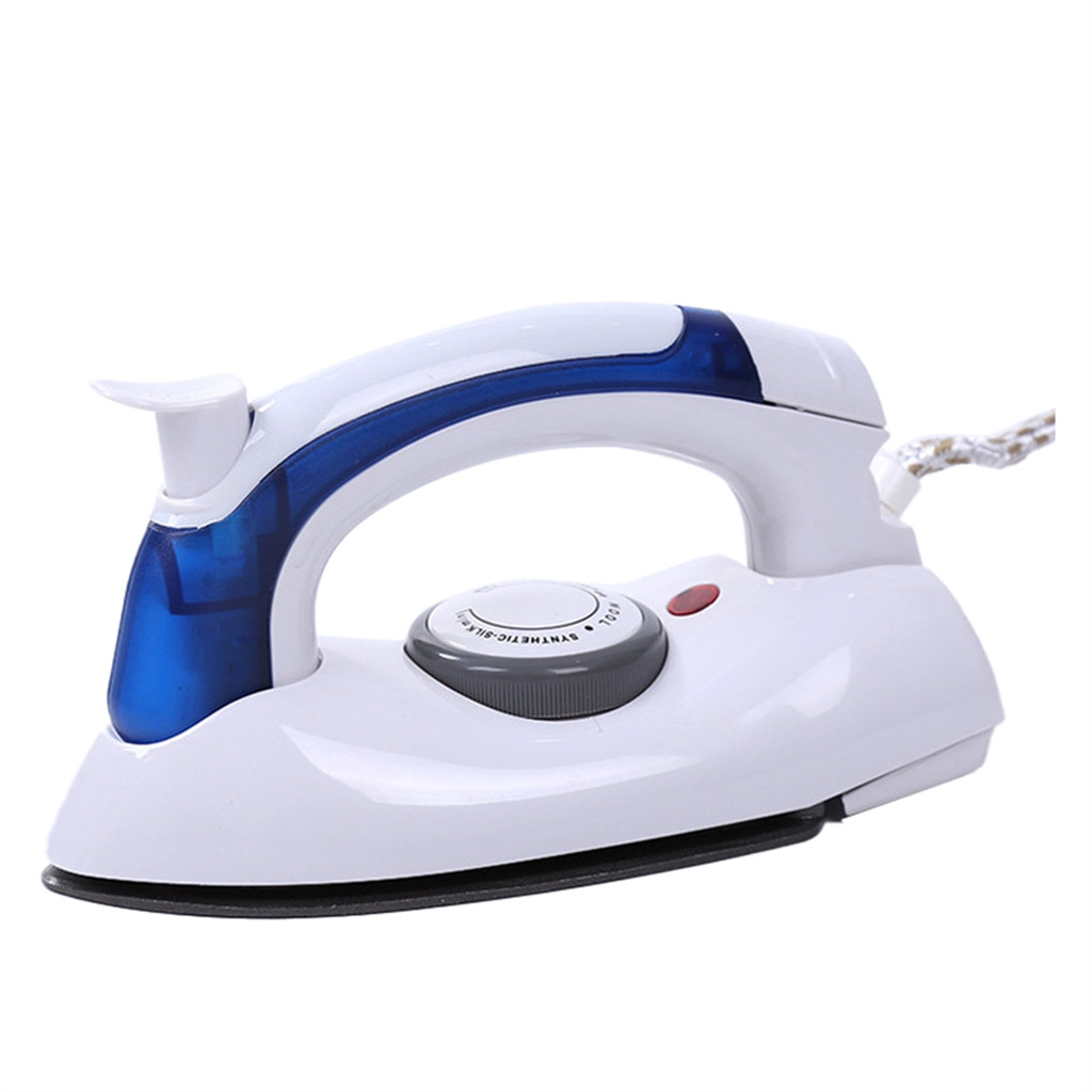 

Travel Iron Portable Steam Iron for Clothes Mini Iron Non-Stick Plate Dry Ironing Steam Ironing Fast Heated Up EU Plug