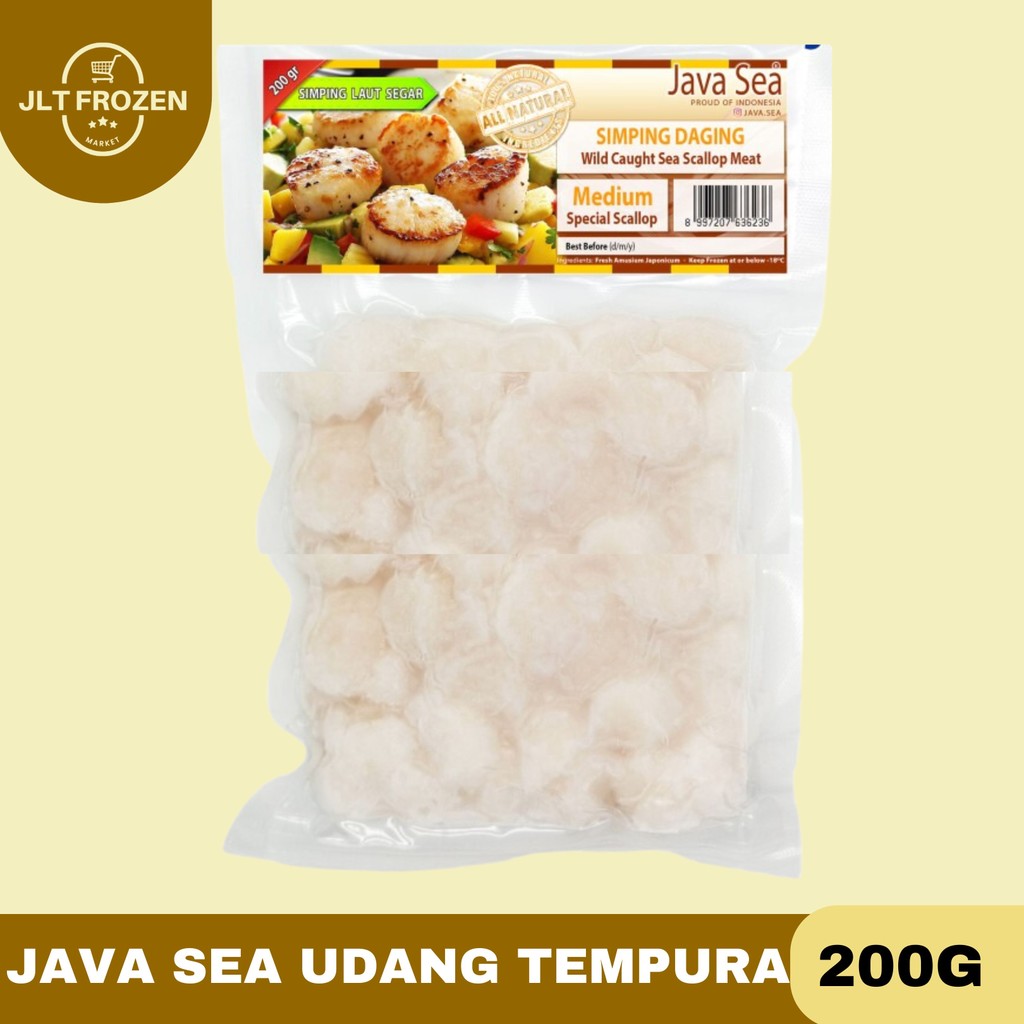 

Java Sea Scallop Daging / Kerang / Mixed / Scallop Daging 30 IC [200G] / Scallop Cangkak Daging 20 IC [300G]